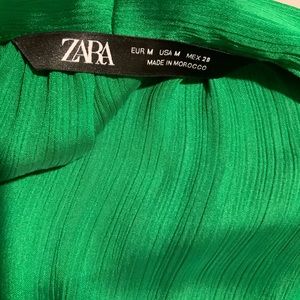 Zara Green midi dress